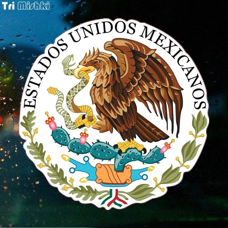 Tri Mishki WCS151 14x16cm Seal of the Government of Mexico car sticker funny colorful auto automobile decals
Tri Mishki WCS151 14x16cm Seal of the Government of Mexico car sticker funny colorful auto automobile decals