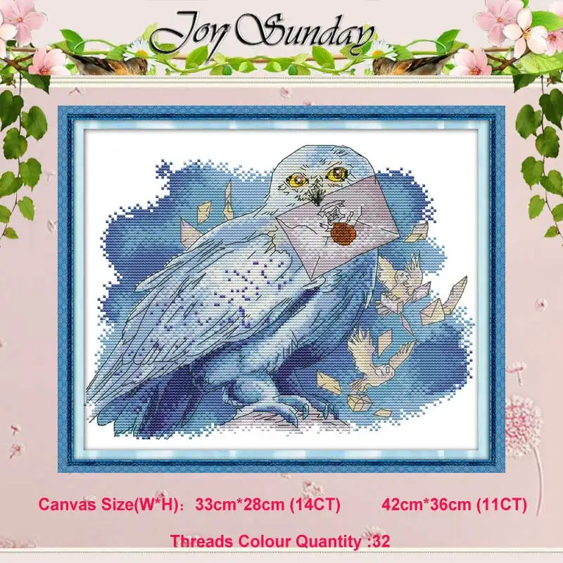 The messenger owl painting counted 11CT 14CT Cross Stitch Set Wholesale DIY Cross-stitch Kit Embroidery Needlework Home Decor
The messenger owl painting counted 11CT 14CT Cross Stitch Set Wholesale DIY Cross-stitch Kit Embroidery Needlework Home Decor