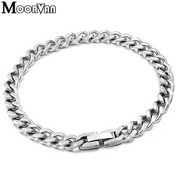 Moorvan Customed 18cm/19cm/20cm/21cm Boys Girl stainless steel gift chain Jewelry for Men Women Bracelet new hiphop link wholes
Moorvan Customed 18cm/19cm/20cm/21cm Boys Girl stainless steel gift chain Jewelry for Men Women Bracelet new hiphop link wholes