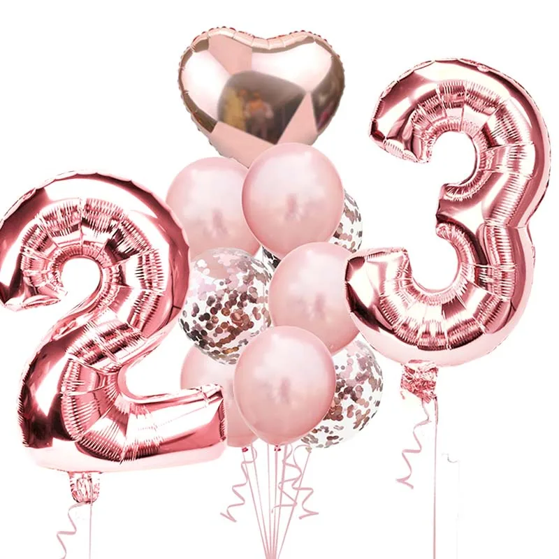 40inch Rose Gold Foil Number Balloons For Birthday Party Decorations Kids Ballon Set Balls Figures BabyShower Decorations Baloon
40inch Rose Gold Foil Number Balloons For Birthday Party Decorations Kids Ballon Set Balls Figures BabyShower Decorations Baloon