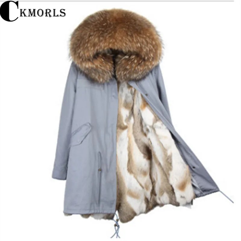 CKMORLS 2018 New Arrival Real Fur Coat Women Parka Clothes Winter Warm Outerwear Plus Size Jacket Raccoon Fur Collar Long Parka
CKMORLS 2018 New Arrival Real Fur Coat Women Parka Clothes Winter Warm Outerwear Plus Size Jacket Raccoon Fur Collar Long Parka