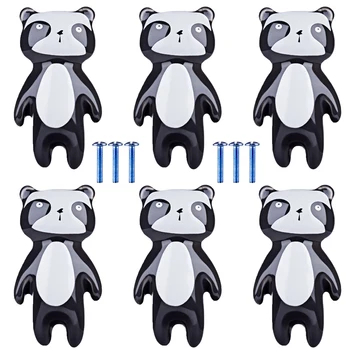 6pcs Children Cartoon Door Knob Ceramic Animal Shape Handle Furniture Handle Cabinet Pull Handle - Panda 2019 New
6pcs Children Cartoon Door Knob Ceramic Animal Shape Handle Furniture Handle Cabinet Pull Handle - Panda 2019 New