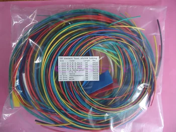 58meter/lot 1.0/1.5/2.0/2.5/3.0/5.0/7.0/10.0/14/20mm heat shrink tubing ratio 2:1 insulation tube pack cable sleeve
58meter/lot 1.0/1.5/2.0/2.5/3.0/5.0/7.0/10.0/14/20mm heat shrink tubing ratio 2:1 insulation tube pack cable sleeve