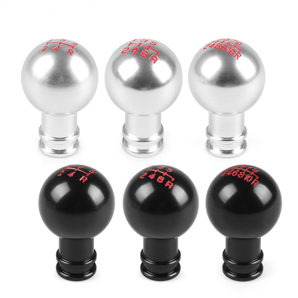 Racing Universal 5/6/10 Speed Gear Shift Knob Manual Automatic Gear Shift Knob shift lever Black Silver
Racing Universal 5/6/10 Speed Gear Shift Knob Manual Automatic Gear Shift Knob shift lever Black Silver