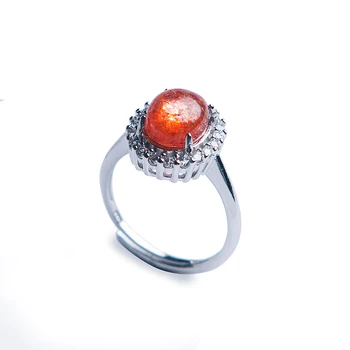 Natural Red Super Seven Lepidocrocite Quartz Beads Adjustable Ring 925 Sterling Silver 10x9mm Beads Fashion Rings AAAA
Natural Red Super Seven Lepidocrocite Quartz Beads Adjustable Ring 925 Sterling Silver 10x9mm Beads Fashion Rings AAAA