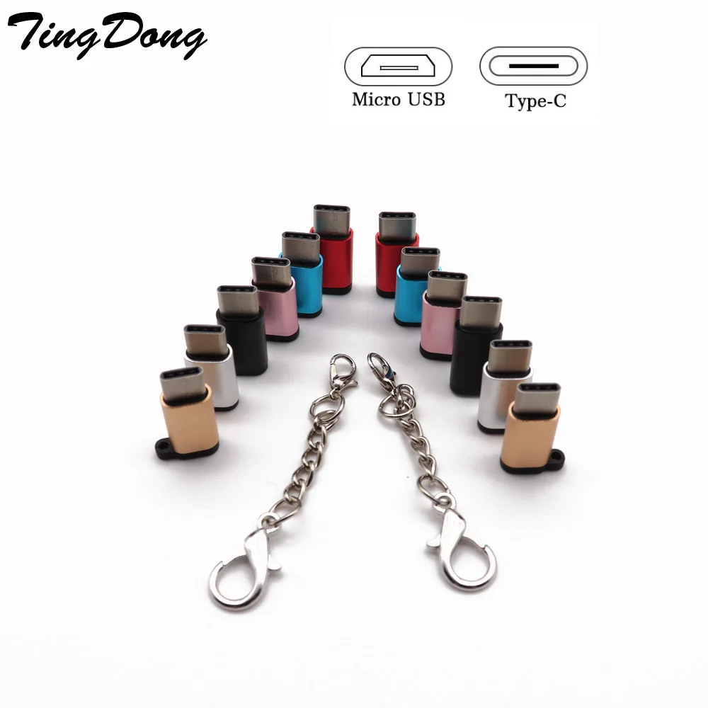 Ascromy Micro USB to USB C Type-C Adapter Connector Keychain Charger Data Sync For MacBook Google Pixel 2 for Samsung Note 9 LG
Ascromy Micro USB to USB C Type-C Adapter Connector Keychain Charger Data Sync For MacBook Google Pixel 2 for Samsung Note 9 LG