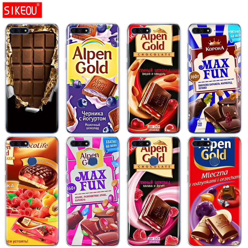 Silicone Cover Phone Case For Huawei Honor 7A PRO 7C Y5 Y6 Y7 Y9 2017 2018 Prime chocolate food package russian
Silicone Cover Phone Case For Huawei Honor 7A PRO 7C Y5 Y6 Y7 Y9 2017 2018 Prime chocolate food package russian