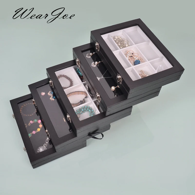 Portable Ear Ring Pendant Necklace Jewelry Display Tray Box Case with Cover Accessories Bangle Bracelet Storage Organizer Casket
Portable Ear Ring Pendant Necklace Jewelry Display Tray Box Case with Cover Accessories Bangle Bracelet Storage Organizer Casket