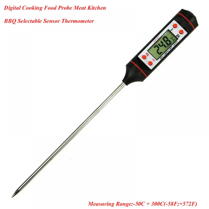 House Convenient Digital Food Thermometer,Probe Meat Kitchen BBQ Selectable Sensor Cooking Thermometer Drop Shipping
House Convenient Digital Food Thermometer,Probe Meat Kitchen BBQ Selectable Sensor Cooking Thermometer Drop Shipping