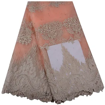 Nigeria Lace Fabric Embroidered Stones Mesh Fabric High Quality Fashion African French Lace Fabric For Wedding A922
Nigeria Lace Fabric Embroidered Stones Mesh Fabric High Quality Fashion African French Lace Fabric For Wedding A922