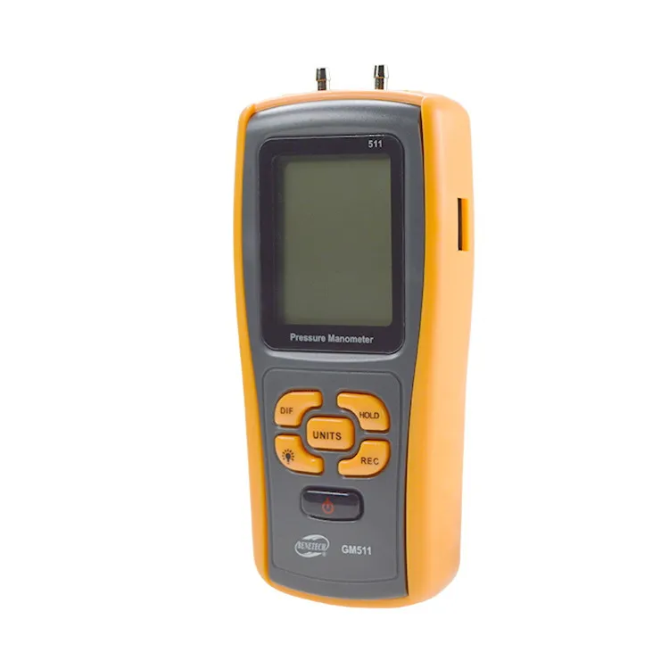 BENETECH GM511 Pressure Gauge Manometer Digital Manometer Gas Pressure Manometer For Pressure Measurement
BENETECH GM511 Pressure Gauge Manometer Digital Manometer Gas Pressure Manometer For Pressure Measurement