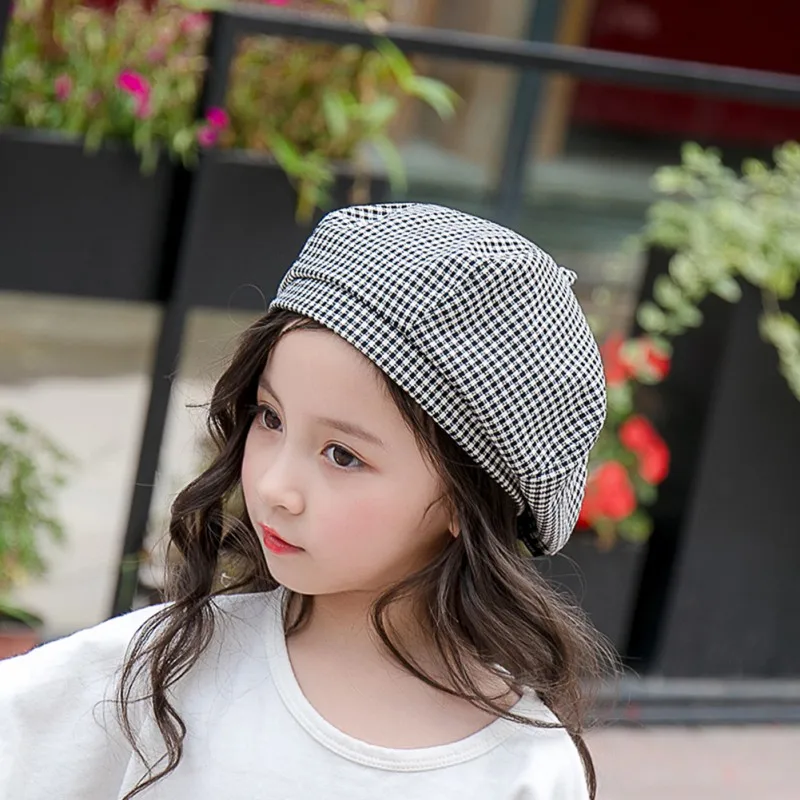 3-8T New Fashion Baby Hat for Girls Cotton Plaid Baby Girl Hat Vintage Kids Beret Cap Infant Baby Accessories
3-8T New Fashion Baby Hat for Girls Cotton Plaid Baby Girl Hat Vintage Kids Beret Cap Infant Baby Accessories