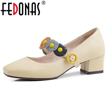 FEDONAS 2020 Women Genuine Leather High Heels Pumps Spring Summer Sandals Sweet Buckle Mary Janes Shoes Party Casual Shoes Woman
FEDONAS 2020 Women Genuine Leather High Heels Pumps Spring Summer Sandals Sweet Buckle Mary Janes Shoes Party Casual Shoes Woman