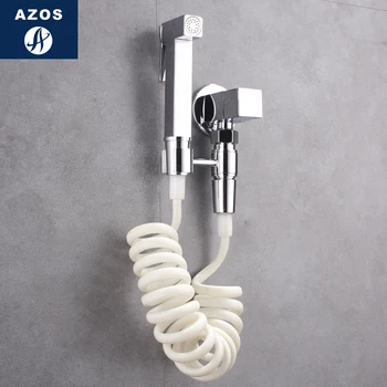Azos Bidet Faucet Pressurized Sprinkler Head Brass Chrome Cold Water Single Function Toilet Pet Bath Bathroom SquarePJPQ014A
Azos Bidet Faucet Pressurized Sprinkler Head Brass Chrome Cold Water Single Function Toilet Pet Bath Bathroom SquarePJPQ014A