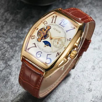 Luxury Mechanical Watch Men Steampunk Unique Transparent Skeleton Design Hand Winding Brown Leather Mens Watches montre homme
Luxury Mechanical Watch Men Steampunk Unique Transparent Skeleton Design Hand Winding Brown Leather Mens Watches montre homme