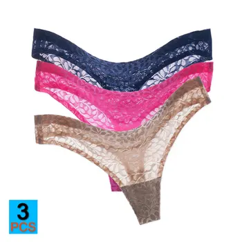 3Pcs/Lot Thong Women High Quality Jacquard Sexy Panties Low Waist Seamless Underwear Ladies Solid Color G String Female Lingerie
3Pcs/Lot Thong Women High Quality Jacquard Sexy Panties Low Waist Seamless Underwear Ladies Solid Color G String Female Lingerie