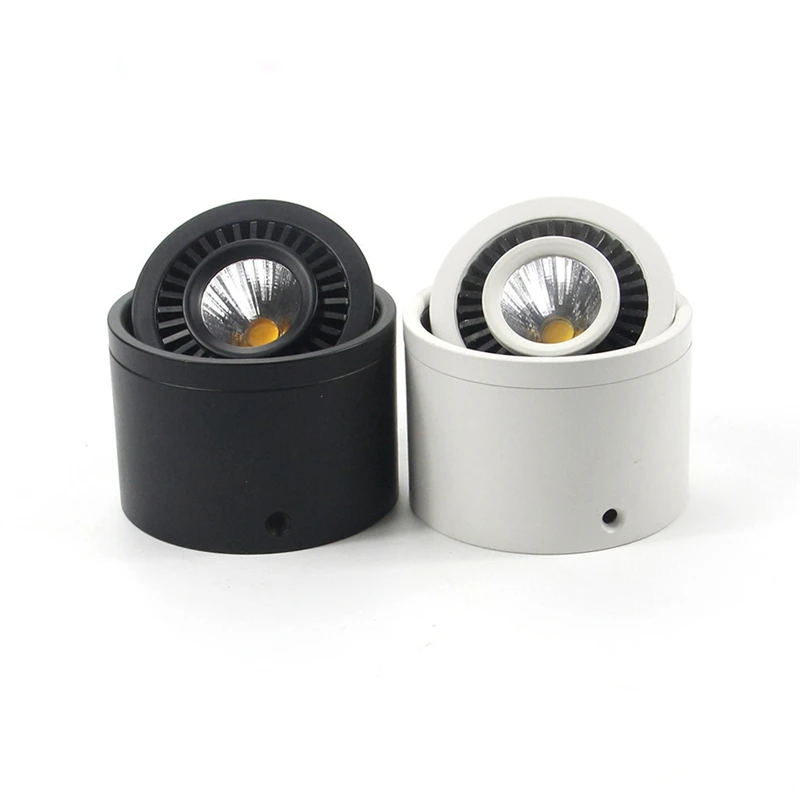 360 Degree Rotation Dimmable COB LED Downlights 5W 7W 9W 20W Surface Mounted LED Ceiling Lamps Spot Light Downlights AC85-265V
360 Degree Rotation Dimmable COB LED Downlights 5W 7W 9W 20W Surface Mounted LED Ceiling Lamps Spot Light Downlights AC85-265V