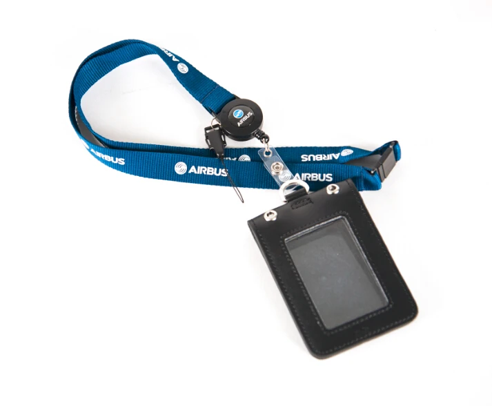 Airbus Blue Lanyard with Genuine Leather ID Case Holder for Pliot Flight Crew Airman Office Personality Gift
Airbus Blue Lanyard with Genuine Leather ID Case Holder for Pliot Flight Crew Airman Office Personality Gift