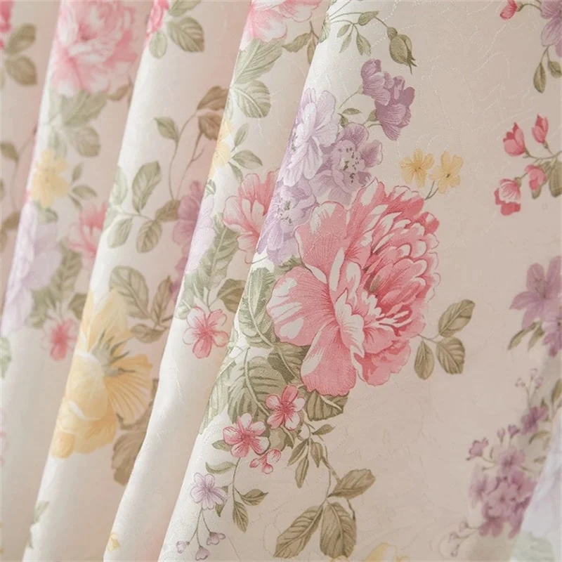 Korean Pink Flower Curtains Drapes Tulle Voile For Kids Bedroom Princess Room Half-shading Curtain Fabric For Living Room T229#4
Korean Pink Flower Curtains Drapes Tulle Voile For Kids Bedroom Princess Room Half-shading Curtain Fabric For Living Room T229#4