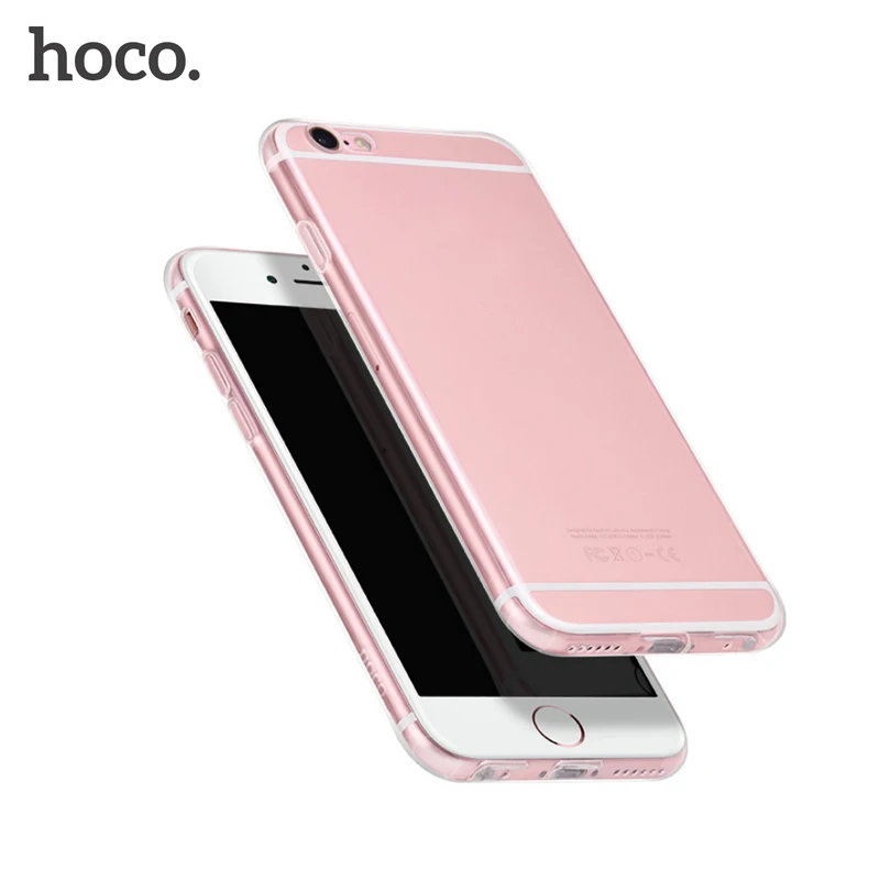 HOCO мягкий ультра тонкий чехол для телефона s iPhone 6 6s PLUS 4 7 и 5 дюйма прозрачный