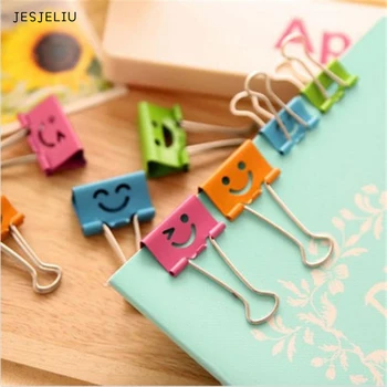 JESJELIU 10x Smile Metal Binder Clips For Home Office School File Paper Organizer
JESJELIU 10x Smile Metal Binder Clips For Home Office School File Paper Organizer