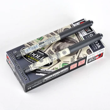 12 Pcs/Pack 0.5mm Semi Needle Rollar Pen Business Signature Pen Black Water Based Gel Pens Office School Stationery
12 Pcs/Pack 0.5mm Semi Needle Rollar Pen Business Signature Pen Black Water Based Gel Pens Office School Stationery