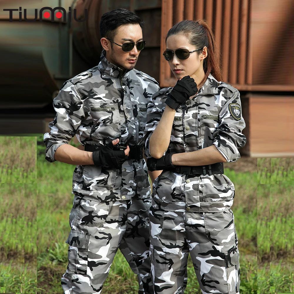Snow Camouflage Suits Men Women Factory Uniforms Wear Training Welder Protective Work Clothes Mens Auto Repair Coveralls
Snow Camouflage Suits Men Women Factory Uniforms Wear Training Welder Protective Work Clothes Mens Auto Repair Coveralls