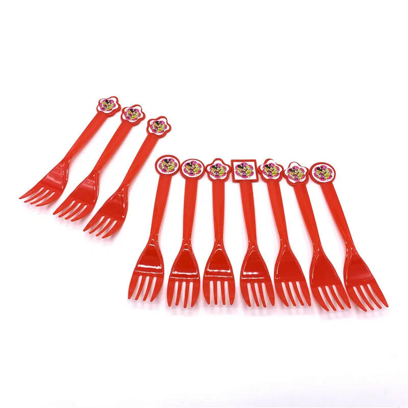 10pcs/lot Cartoon Minnie Birthday Party Red Table Plastic Knives Spoons Forks Baby Shower Tableware Decoration Events Supplies
10pcs/lot Cartoon Minnie Birthday Party Red Table Plastic Knives Spoons Forks Baby Shower Tableware Decoration Events Supplies