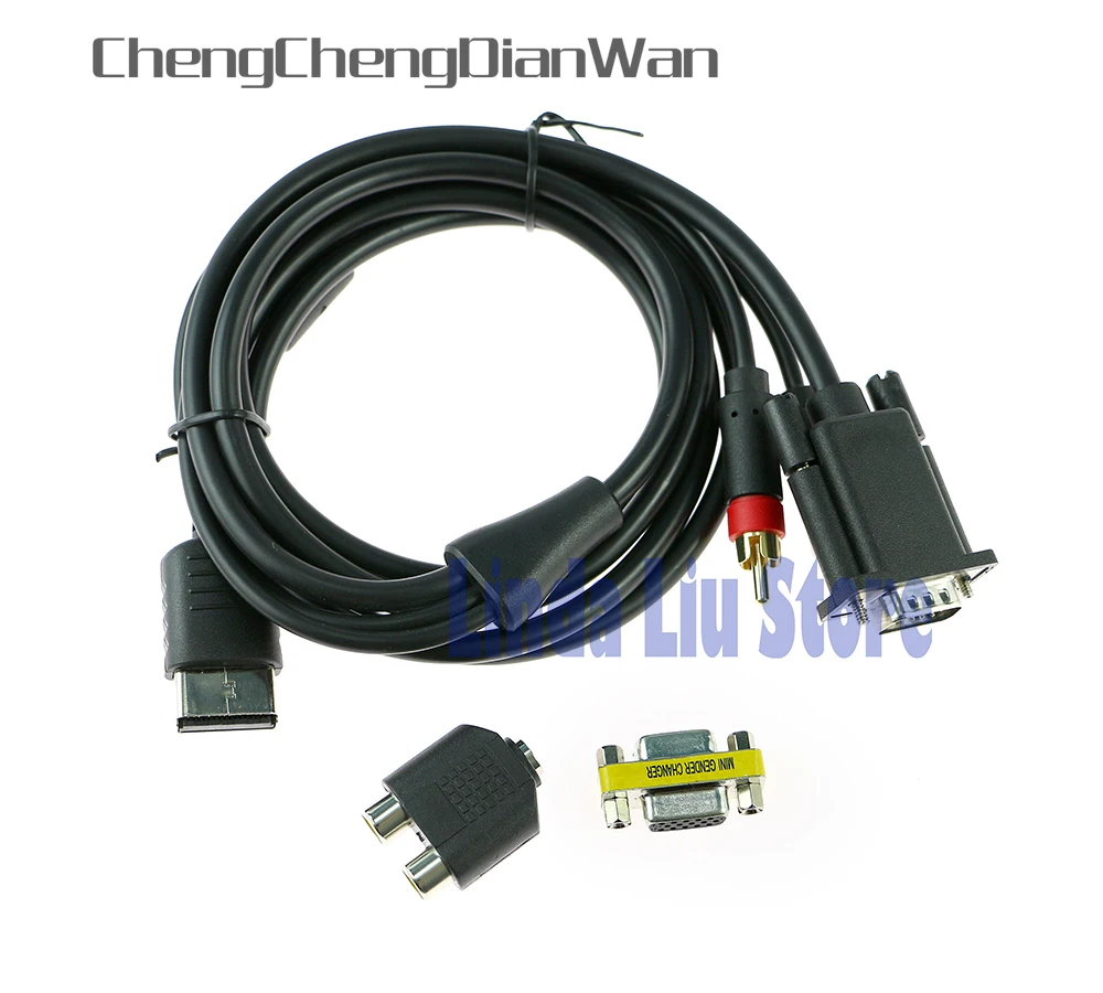 ChengChengDianWan High Definition Audio Video Cord PAL NTSC VGA box Cable VGA cable for SEGA Dreamcast DC
ChengChengDianWan High Definition Audio Video Cord PAL NTSC VGA box Cable VGA cable for SEGA Dreamcast DC