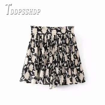 2019 Pleated Women Shorts Contrast Color Summer Chiffon Female Shorts 
2019 Pleated Women Shorts Contrast Color Summer Chiffon Female Shorts