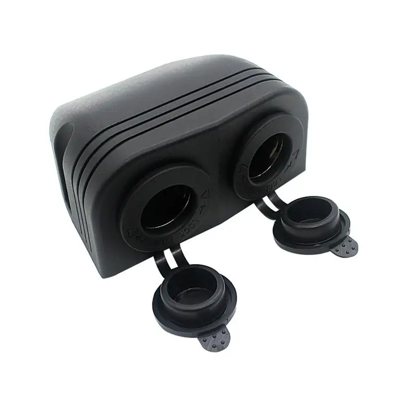 12V Waterproof Motorbike Car Boat Dual Holes Cigarette Lighter Power Supply Socket Outlet Adapter Plug (Black)
12V Waterproof Motorbike Car Boat Dual Holes Cigarette Lighter Power Supply Socket Outlet Adapter Plug (Black)