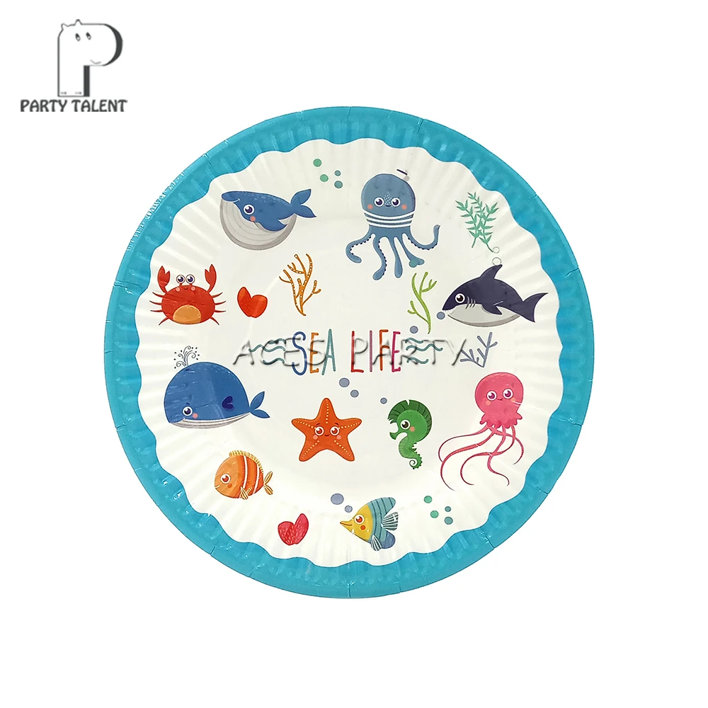 Party supplies 8pcs 7inch Seaworld Marine Animal Sea Life party decoration disposable tableware paper dessert plate dishes
Party supplies 8pcs 7inch Seaworld Marine Animal Sea Life party decoration disposable tableware paper dessert plate dishes