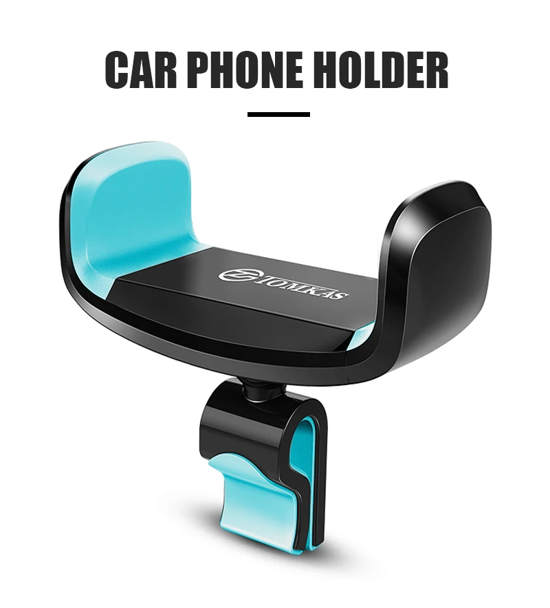 TOMKAS 360 Degree Rotatable Car Phone Holder For iPhone 7 Support Mobile Car Phone Stand Air Vent Mount Holder Stand Universal