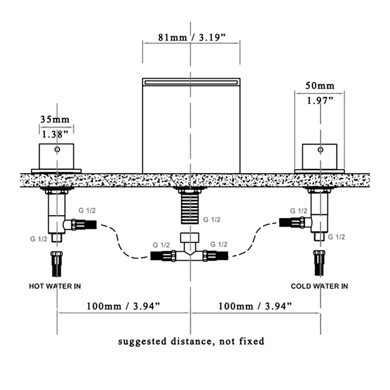 quyanre wanfan frap Temperature Controlled Faucet Water Tap Bathroom Waterfall Faucet Bathroom Faucets LED Faucet2