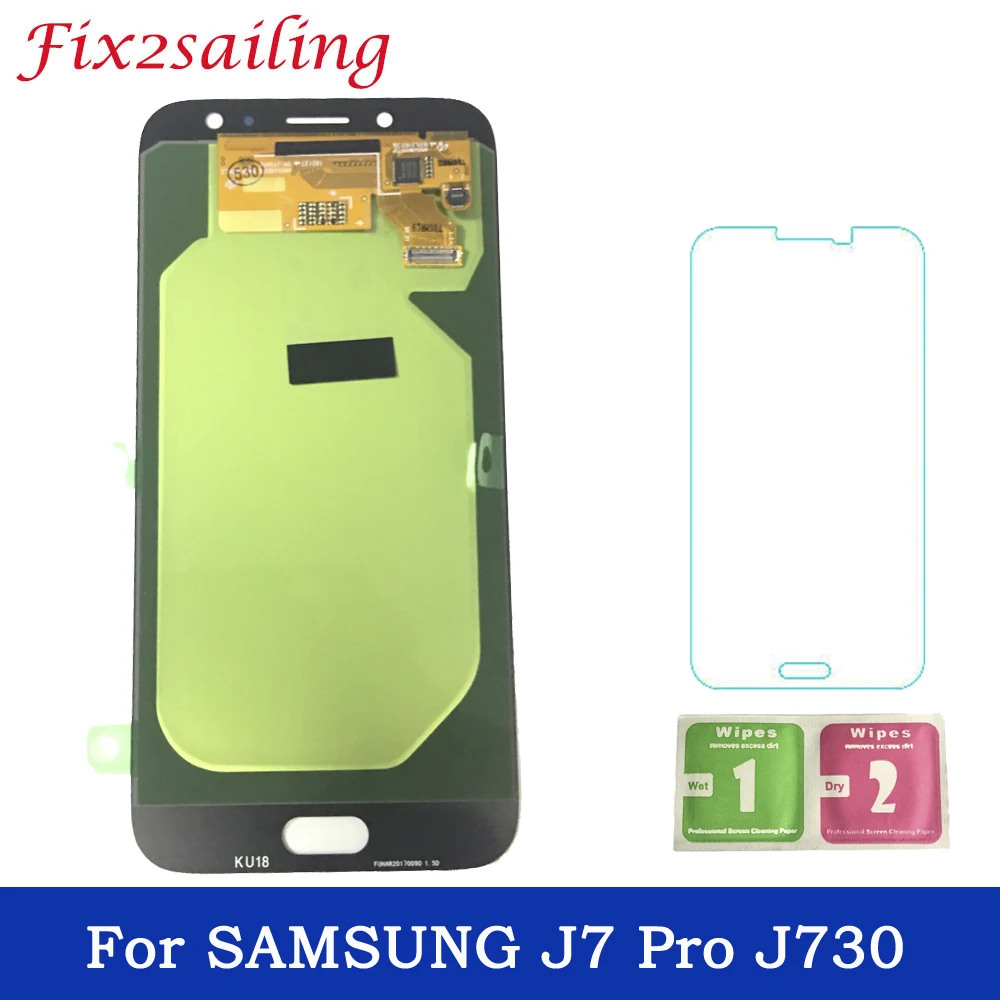 Super Amoled LCDS For SAMSUNG Galaxy J7 Pro J730 LCD Display Touch Screen Digitizer Assembly Replacement parts Free Shipping
Super Amoled LCDS For SAMSUNG Galaxy J7 Pro J730 LCD Display Touch Screen Digitizer Assembly Replacement parts Free Shipping