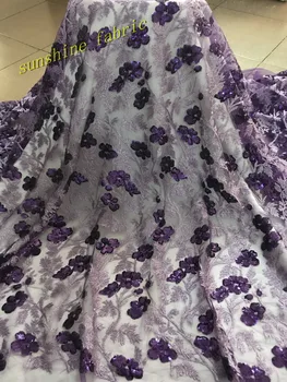 Sequins Flower embroidery African Lace Fabrics High Quality French Laces Fabric For Wedding
Sequins Flower embroidery African Lace Fabrics High Quality French Laces Fabric For Wedding