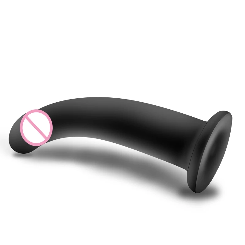Soft Silicone Dildo Anal Plug Waterproof Simulation Penis Butt Plug Smooth Surface Masturbator No Vibrator Sex Toy For Men Women