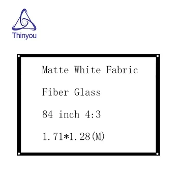 Thinyou 84 inch 4:3 Simple Projector Screen Matte White Fabric Fiber Glass Screen Wall for Wall Mounted Home Theater Bar
Thinyou 84 inch 4:3 Simple Projector Screen Matte White Fabric Fiber Glass Screen Wall for Wall Mounted Home Theater Bar