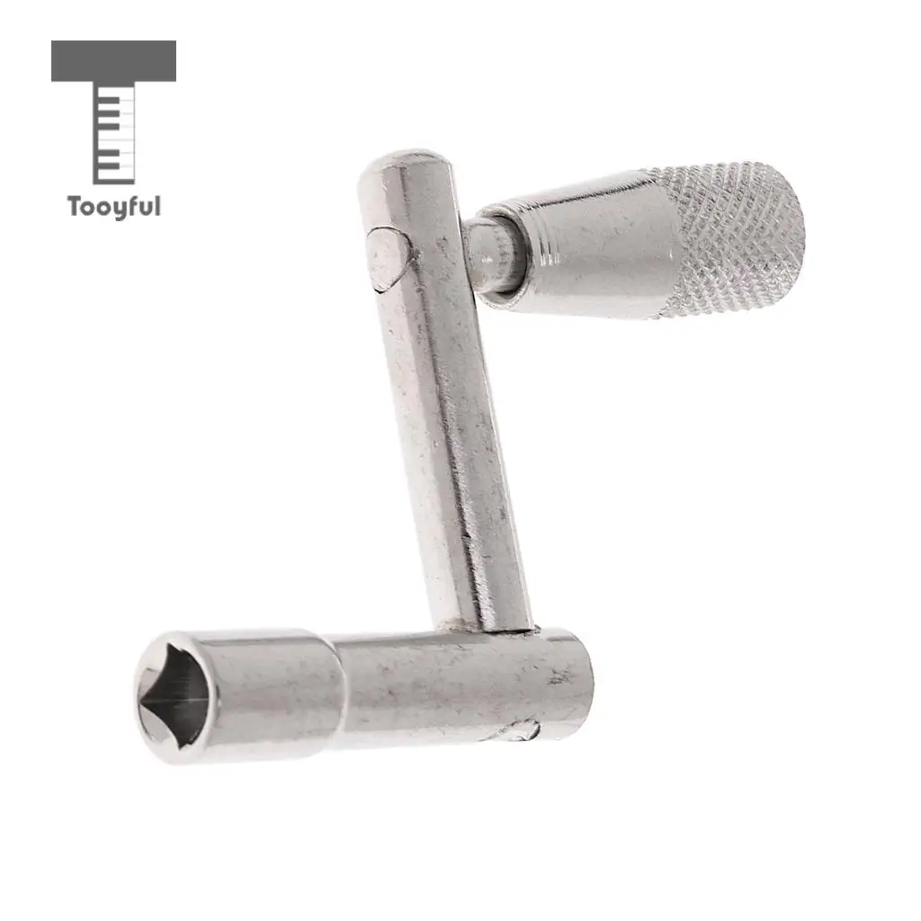 Tooyful Universal Zinc Alloy Bass Drum Skin Tuning Key Tuner Drum Hardware Tool Drum Repair Maintenance Tool