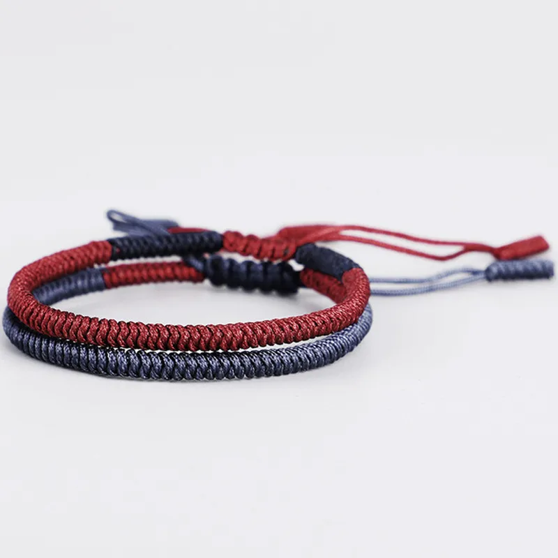 Фото DIEZI Religious Buddhist Multicolor Men Handmade Braided Rope Bracelets For Women Knot Lucky Bracelet 2018 New Accessories | Украшения и