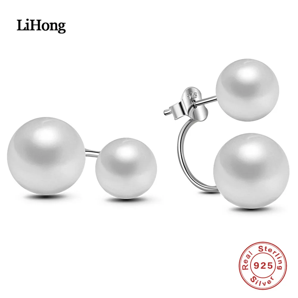 Brand Jewelry 2017 New Natural Pearl Jewelry Earrings Women's Double Pearls Earrings in Sterling Silver Wedding
Brand Jewelry 2017 New Natural Pearl Jewelry Earrings Women's Double Pearls Earrings in Sterling Silver Wedding