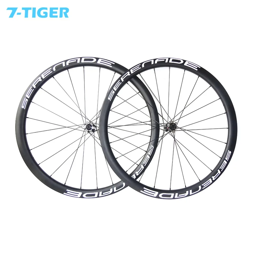 7-Tiger 38mm clincher 700c 6 bolt disc wheels carbon road bike disk wheelset thru axle novatec d411sb-d412sb with pillar 1420
7-Tiger 38mm clincher 700c 6 bolt disc wheels carbon road bike disk wheelset thru axle novatec d411sb-d412sb with pillar 1420