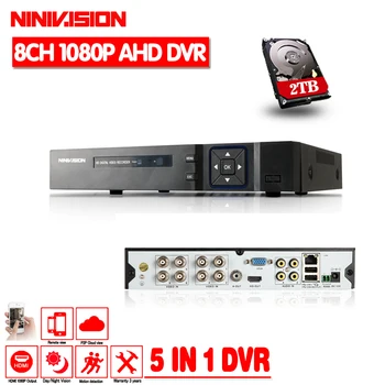 NINIVISION HD CCTV 8ch AHD 1080P surveillance DVR NVR 8 channel AHD-H 1080P HDMI Standalone security 3G WIFI DVR video recorder
NINIVISION HD CCTV 8ch AHD 1080P surveillance DVR NVR 8 channel AHD-H 1080P HDMI Standalone security 3G WIFI DVR video recorder