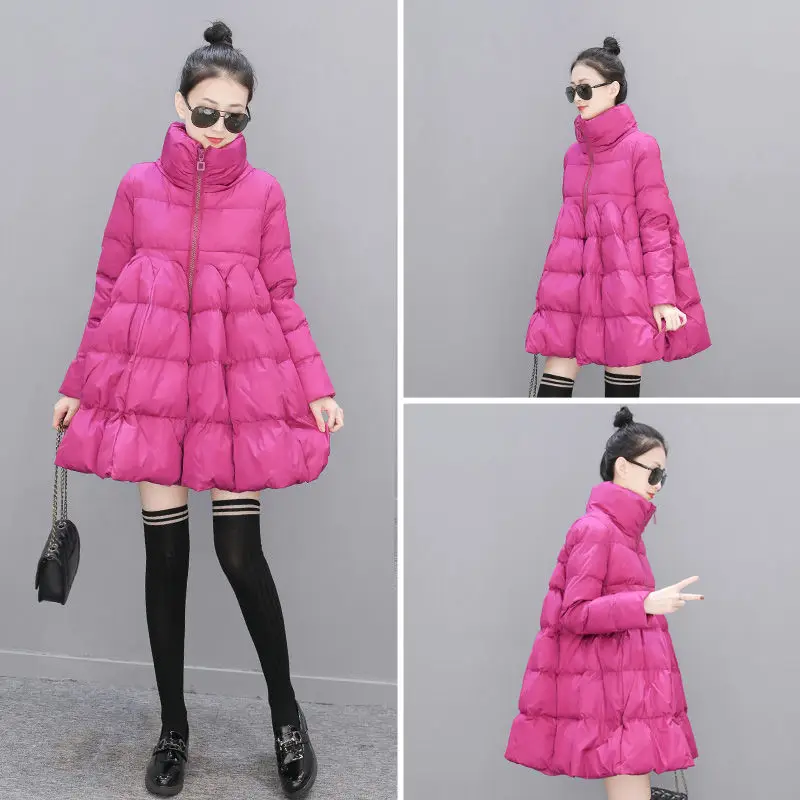 A-Line Stand Collar Winter Jacket Women New Fashion Solid Loose Winter Parkas Cotton Padded Coat Women Long Jacket Female C5701
A-Line Stand Collar Winter Jacket Women New Fashion Solid Loose Winter Parkas Cotton Padded Coat Women Long Jacket Female C5701