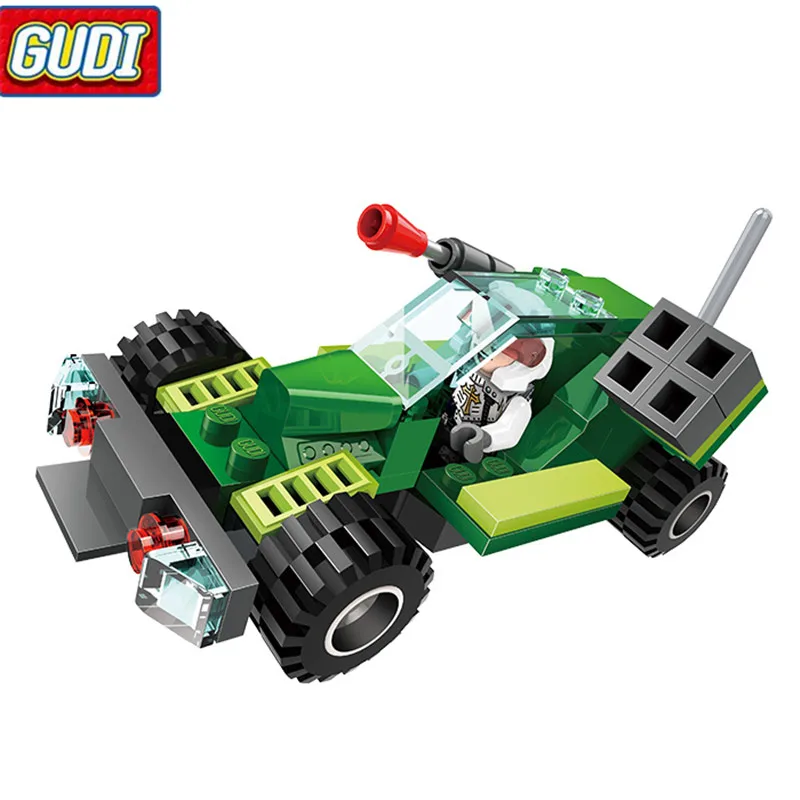 Earth Border Series Building Blocks Car Robot Blocks Educational DIY Children Toys Blocks 8206B