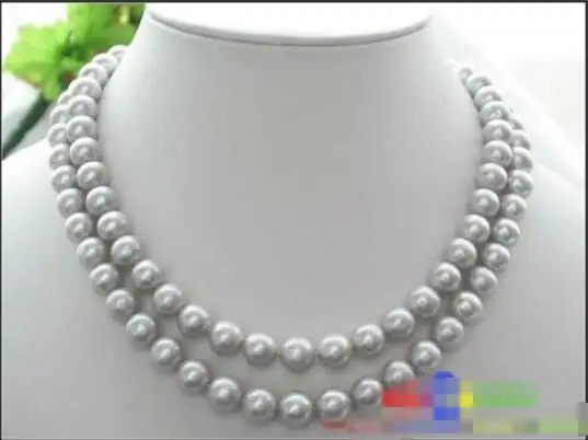 FREE SHIPPING>>>@@ > Hot sale new Style >>>>> AA++ 2row 10mm GRAY ROUND FRESHWATER CULTURED PEARL NECKLACE
FREE SHIPPING>>>@@ > Hot sale new Style >>>>> AA++ 2row 10mm GRAY ROUND FRESHWATER CULTURED PEARL NECKLACE