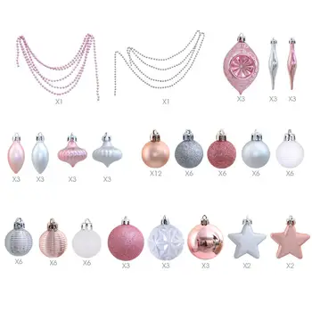 90pcs Christmas Tree Pendants Ball Special Shaped Balls Many Packages Christmas Decorations Hanging Ornament
90pcs Christmas Tree Pendants Ball Special Shaped Balls Many Packages Christmas Decorations Hanging Ornament