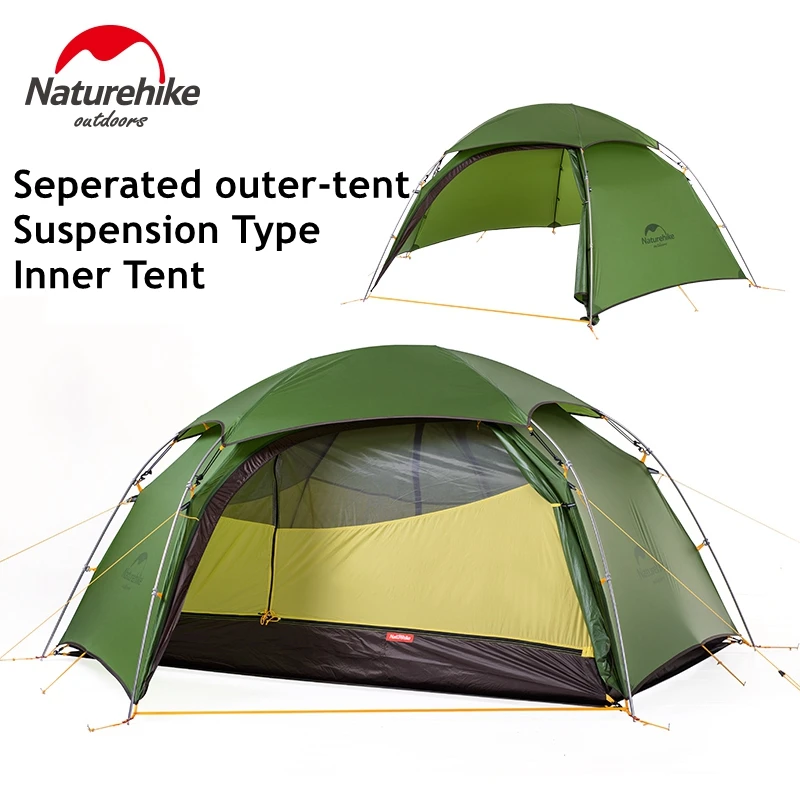 Naturehike Tent 2 Person 20D Silicone Fabric Double Layers With Waterproof Tent Roof Rainproof Camping Tent Hexagonal Ultralight
Naturehike Tent 2 Person 20D Silicone Fabric Double Layers With Waterproof Tent Roof Rainproof Camping Tent Hexagonal Ultralight