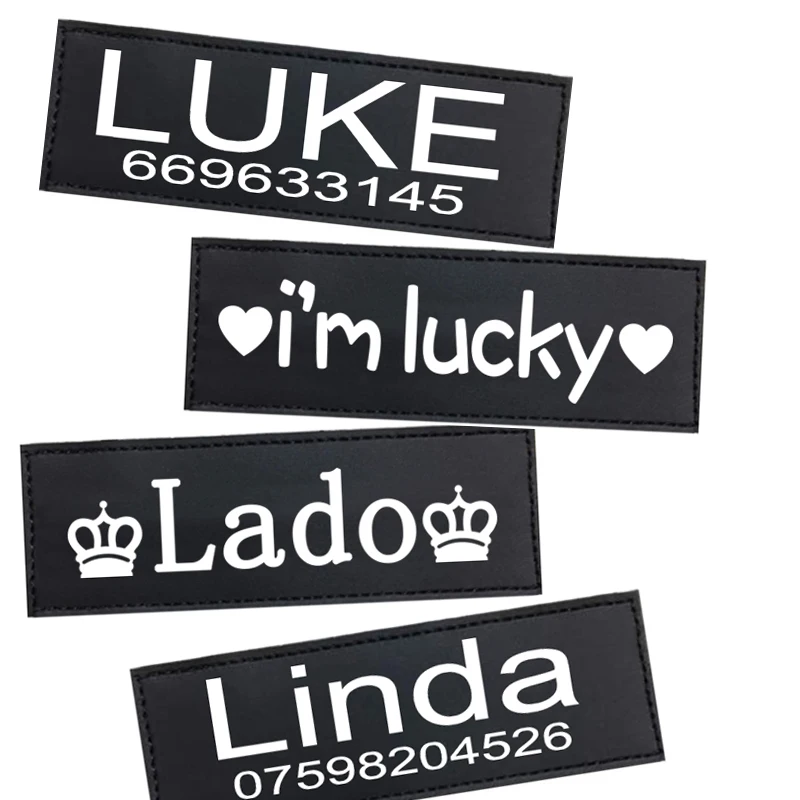 FML Pet ID Tags Custom Stickers For Harness Collars for Dogs 2PC Removed Dog Patch Customized Personalized Pet Dog Name DIY Logo
FML Pet ID Tags Custom Stickers For Harness Collars for Dogs 2PC Removed Dog Patch Customized Personalized Pet Dog Name DIY Logo