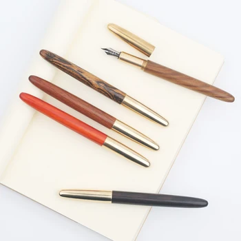 MOONMAN Wood Fountain Pen Retro Copper Cap EF/F/Small Bent Nib Art Pens with Gift Case Business Gift Office School Supplies
MOONMAN Wood Fountain Pen Retro Copper Cap EF/F/Small Bent Nib Art Pens with Gift Case Business Gift Office School Supplies